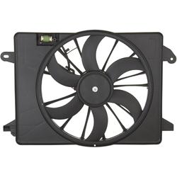 Spectra Radiator Single Electric Fan 09-up LX, Challenger